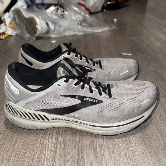 Brooks Adrenaline GTS 22 Shoes Men 8 Grey Stability Running Sneakers 1103661D012 Brooks Adrenaline GTS 22 Shoes Men 8 Grey Stability Running  main image 4
